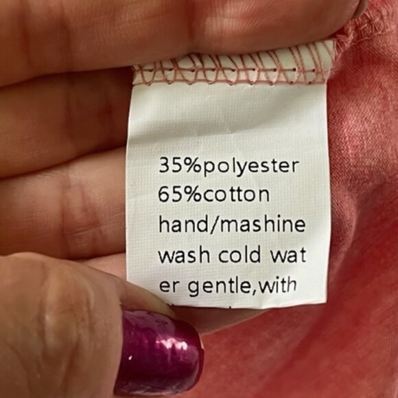 Saukole Women's V-neck Sleeveless Top Rainbow Stripes Pink Plus Size 1XL - Picture 13 of 16